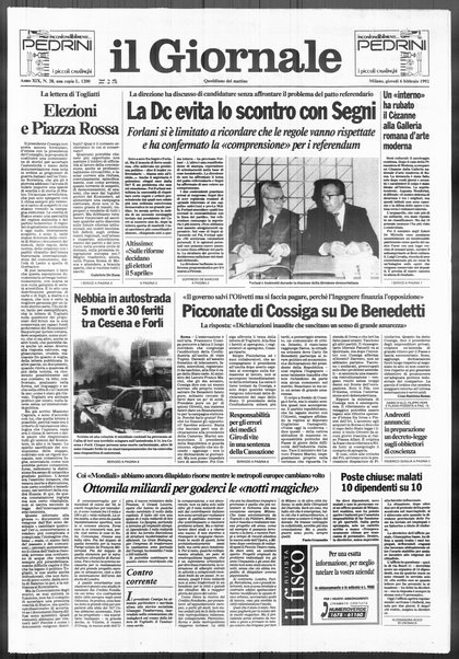 Il giornale : quotidiano del mattino